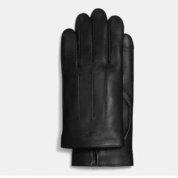 NWT_ COACH_Black Tech Napa Glove_XLarge - Picture 1 of 9